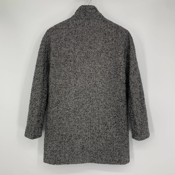 J. Crew Wool Blend Coat Marled Tweed Heather Gray Jacket, 2 - Picture 6 of 11